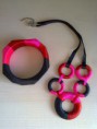 Conjunto de pulseira e fio Bright Satin - Oriflame